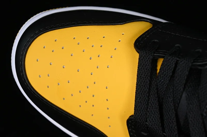 All categories Air Jordan Jordan series basketball shoes Air Jordan 1 Low Z version Air Jordan 1 Low OG "Yellow Ocher" AJ1 Joe 1 black and yellow low-top cultural casual sneakers 553558-072